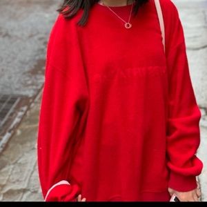 Vintage comfortable cozy oversized red GAP sweater